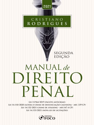 cover image of Manual de direito penal